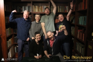 A team-building group photo at Locurio